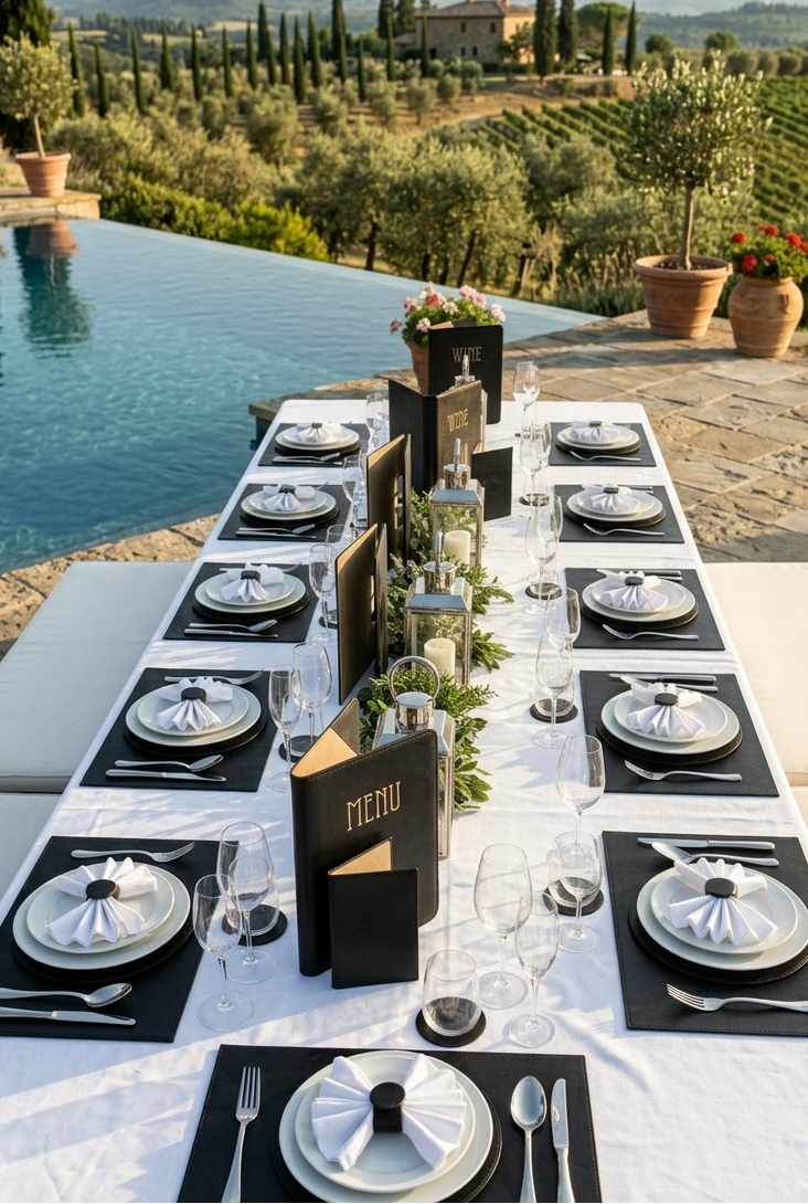 Set da Tavola New York – Eleganza Essenziale e Linee Decise